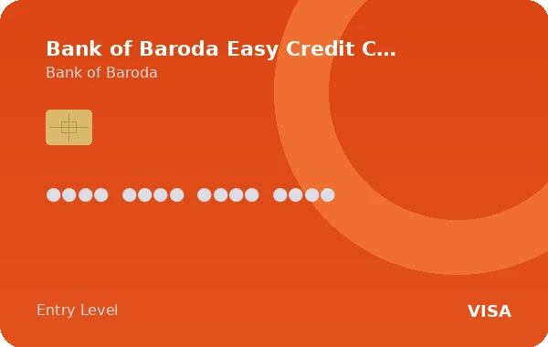 Bank of Baroda Easy Credit Card credit card