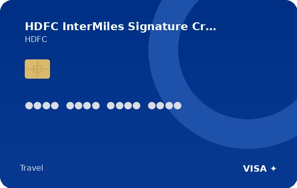 HDFC InterMiles Signature Credit Card credit card