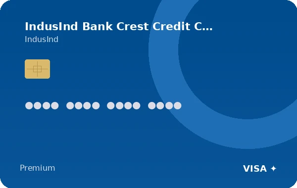 IndusInd Bank Crest Credit Card credit card