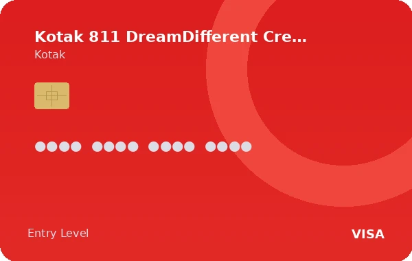 Kotak 811 DreamDifferent Credit Card credit card