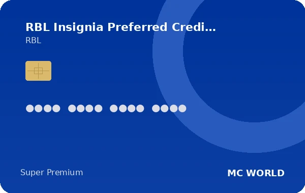 RBL Insignia Preferred Credit Card credit card