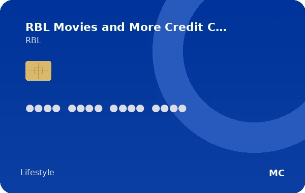 RBL Movies and More Credit Card credit card