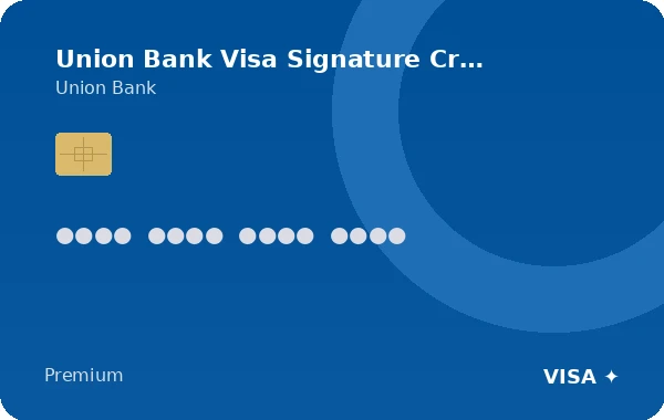 Union Bank Visa Signature Credit Card credit card